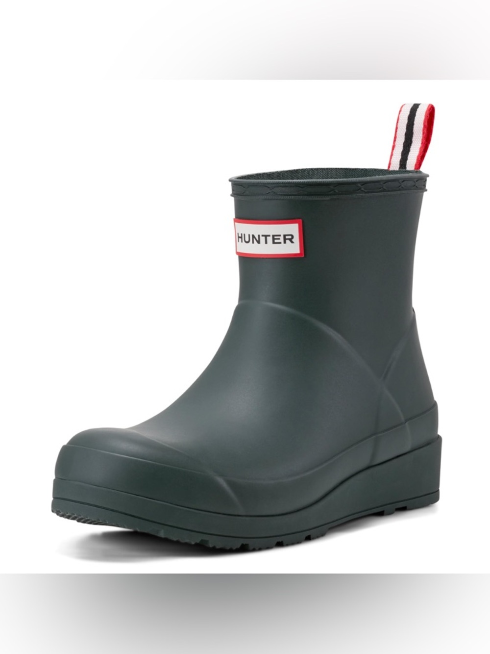 Hunter Women's Original Play Short Boots in Arctic Moss color